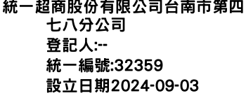 IMG-統一超商股份有限公司台南市第四七八分公司