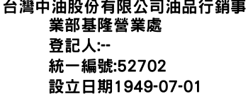 IMG-台灣中油股份有限公司油品行銷事業部基隆營業處