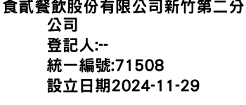 IMG-食貳餐飲股份有限公司新竹第二分公司