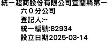 IMG-統一超商股份有限公司宜蘭縣第一六０分公司