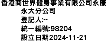 IMG-香港商世界健身事業有限公司永康永大分公司