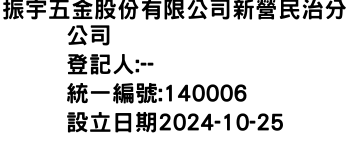 IMG-振宇五金股份有限公司新營民治分公司