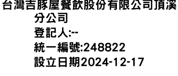 IMG-台灣吉豚屋餐飲股份有限公司頂溪分公司