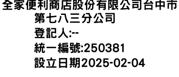 IMG-全家便利商店股份有限公司台中市第七八三分公司
