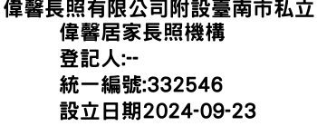 IMG-偉馨長照有限公司附設臺南市私立偉馨居家長照機構