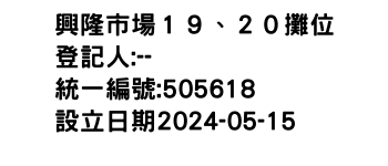 IMG-興隆市場１９、２０攤位