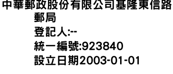 IMG-中華郵政股份有限公司基隆東信路郵局