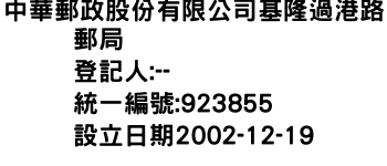 IMG-中華郵政股份有限公司基隆過港路郵局