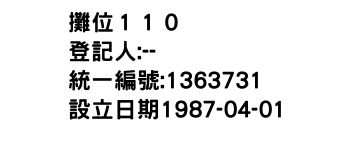 IMG-攤位１１０