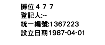 IMG-攤位４７７