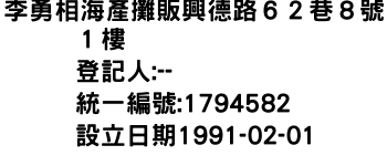 IMG-李勇相海產攤販興德路６２巷８號１樓