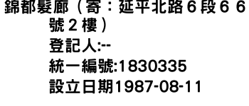 IMG-錦都髮廊（寄：延平北路６段６６號２樓）