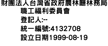 IMG-財團法人台灣省政府農林廳林務局職工福利委員會