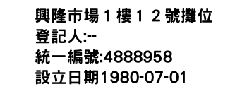 IMG-興隆市場１樓１２號攤位