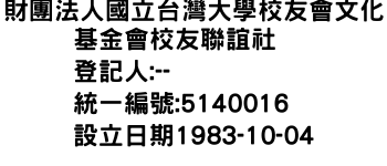 IMG-財團法人國立台灣大學校友會文化基金會校友聯誼社