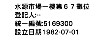 IMG-水源市場一樓第６７攤位