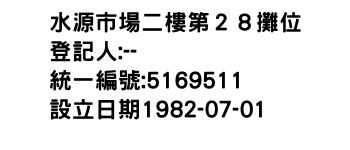IMG-水源市場二樓第２８攤位