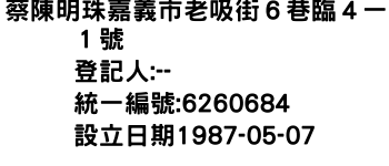 IMG-蔡陳明珠嘉義市老吸街６巷臨４一１號