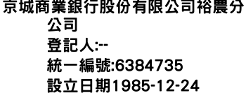 IMG-京城商業銀行股份有限公司裕農分公司