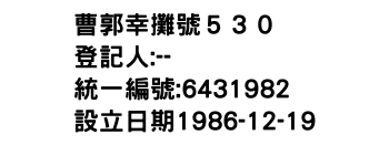 IMG-曹郭幸攤號５３０