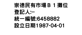 IMG-崇德民有市場Ｂ１攤位