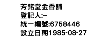 IMG-芳銘堂金香舖