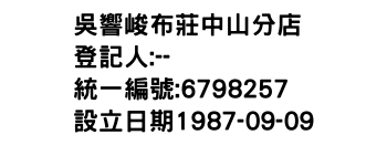 IMG-吳響峻布莊中山分店