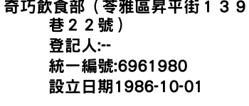 IMG-奇巧飲食部（苓雅區昇平街１３９巷２２號）
