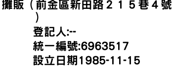 IMG-攤販（前金區新田路２１５巷４號）
