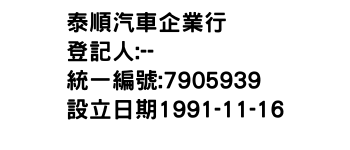 IMG-泰順汽車企業行
