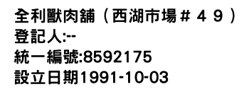 IMG-全利獸肉舖（西湖市場＃４９）
