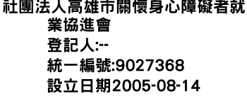 IMG-社團法人高雄市關懷身心障礙者就業協進會