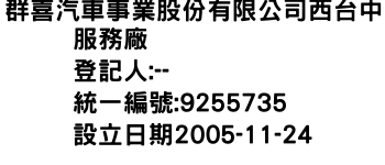 IMG-群喜汽車事業股份有限公司西台中服務廠