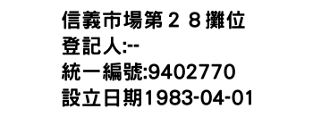 IMG-信義市場第２８攤位