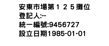 IMG-安東市場第１２５攤位