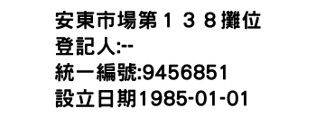 IMG-安東市場第１３８攤位