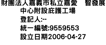 IMG-財團法人嘉義市私立嘉愛啓智發展中心附設庇護工場