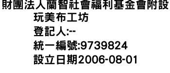 IMG-財團法人蘭智社會福利基金會附設玩美布工坊