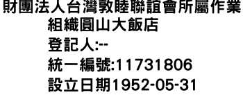 IMG-財團法人台灣敦睦聯誼會所屬作業組織圓山大飯店