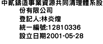 IMG-中貳鑄造事業資源共同清理體系股份有限公司