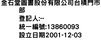 IMG-金石堂圖書股份有限公司台積門市部