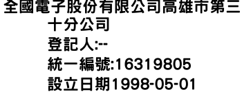 IMG-全國電子股份有限公司高雄市第三十分公司