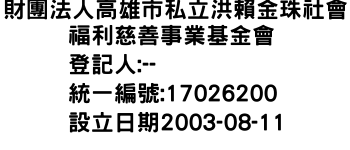 IMG-財團法人高雄市私立洪賴金珠社會福利慈善事業基金會