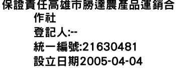 IMG-保證責任高雄市勝達農產品運銷合作社