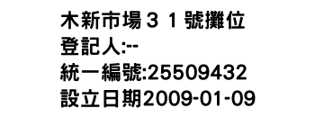 IMG-木新市場３１號攤位