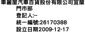 IMG-車麗屋汽車百貨股份有限公司宜蘭門市部