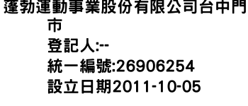 IMG-蓬勃運動事業股份有限公司台中門市