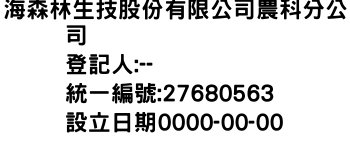 IMG-海森林生技股份有限公司農科分公司