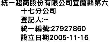 IMG-統一超商股份有限公司宜蘭縣第六十七分公司