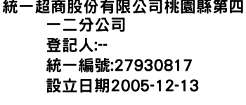 IMG-統一超商股份有限公司桃園縣第四一二分公司